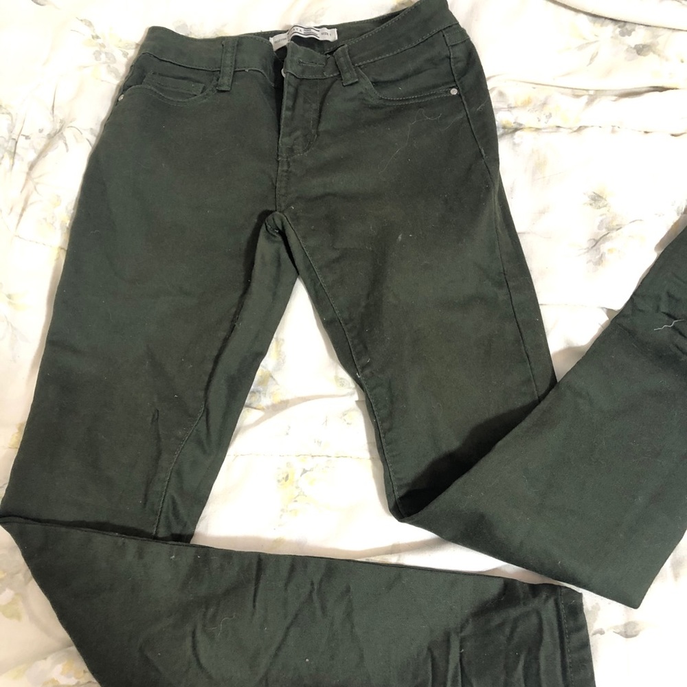Papaya Green Jeans